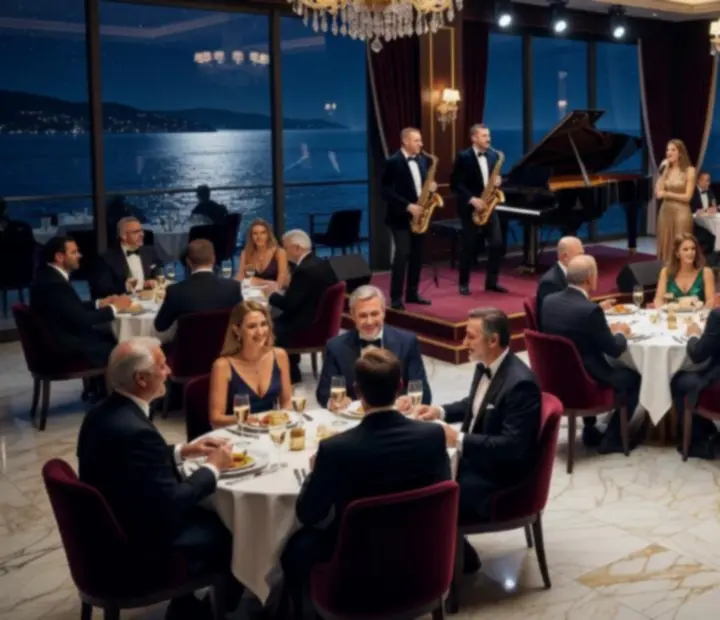 Atmosferska scena događanja u Zlatni Slotu