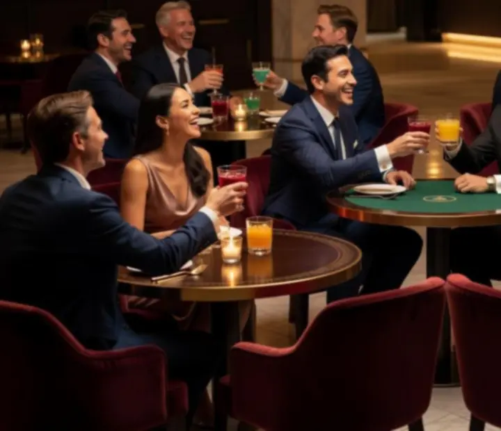 VIP lounge zona s ekskluzivnim stolovima u Zlatni Slotu